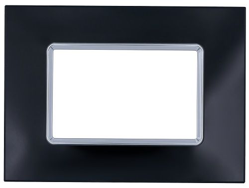 MAPAM 8003BL-2 Placca Vetro Art 8003BL-2 3P Nero