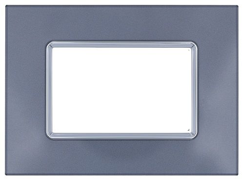 MAPAM 8003BL-3 Art 8003BL-3 3P Silver Glass Plate