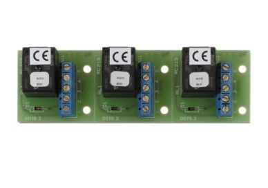 ARITECH INTRUSION RC213 Single exchange relay. mounted on a base with 5 connecting clamps