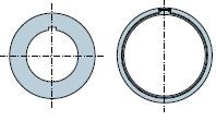 NICE 868.20.00 Round 108x3.6 mm without threaded holes wheel + crown