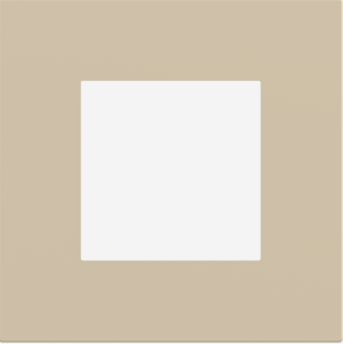 EKINEX EK-DQP-FBL Deep plate (FF and 71 and 20Venti) square - FENIX NTM - Beige Luxor