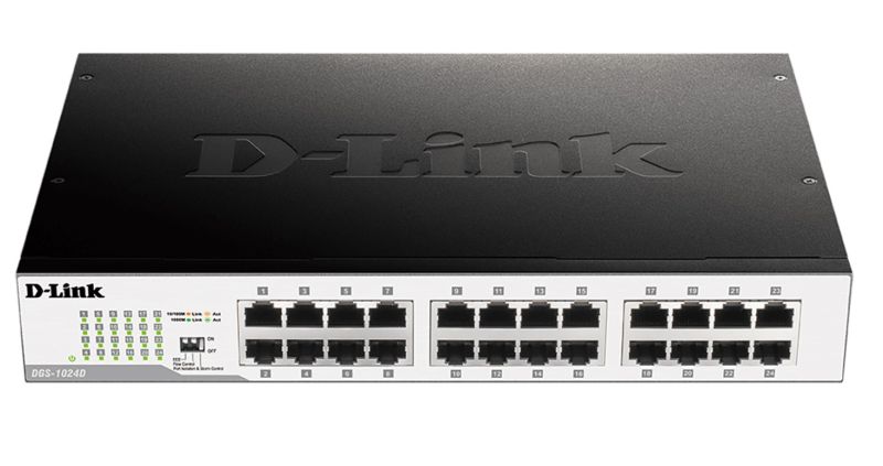 D-LINK DGS-1024D 24 PTE GIGABIT 10/100/1000 SWITCH