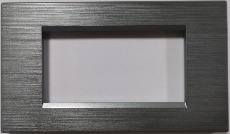 MAPAM 8004SL-8 8004SL-8 Art 4P Grey Brushed Technopolymer Plate