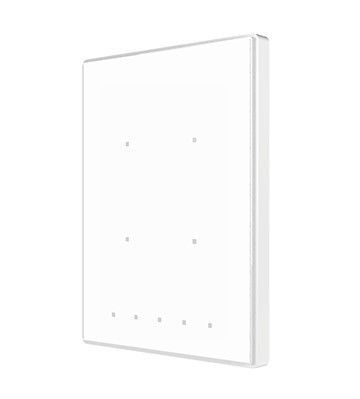 ZENNIO ZVI-TMDP4-AW ZVI-TMDP4-AW TMD Plus KNX Capacitive Touch Switch, 4 buttons, white