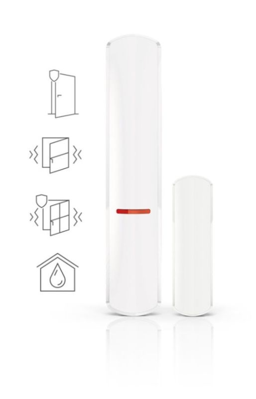 SATEL XD-2 Rilevatore multifunzione - contatto magnetico - contatto magnetico con vibrazione - vibrazione-allagamento (bianco)