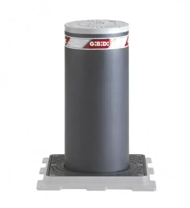 GIBIDI DPT280PL H800 fixed bollard with removable base - Painted steel (on request with LED)