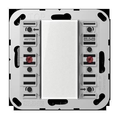 JUNG A5072TSM Modulo per sensore a tasti F50 KNX con acc. bus integrato Standard- 2 canali- mod. A500