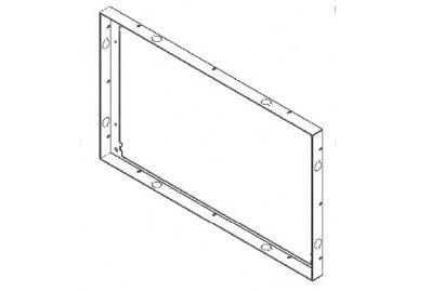 DIVUS MS15W wall mounting kit for recessed installation in plasterboard walls