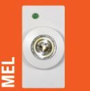 MICROTEL MEL VLB MEL LUCE EMERGENZA INCASSO SU SUPPORTO  LEGRAND VE