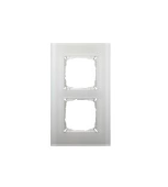 LINGG-JANKE 86322 RAHMEN2-GLW glass cover frame 2 gang, white