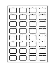 EELECTRON 9025ISA-1 9025 CAPACITIVE KNX SWITCH, WHITE  ICON'S SET - A BLANK - 32 ICONS