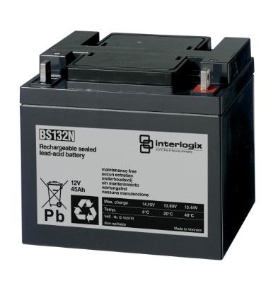 ARITECH ANTINTRUSIONE BS132N Batteria 12 V - 40 Ah. mm. 208x174x174. Batteria 12 V - 40 Ah. mm. 208x174x174. APPROVATA VDS