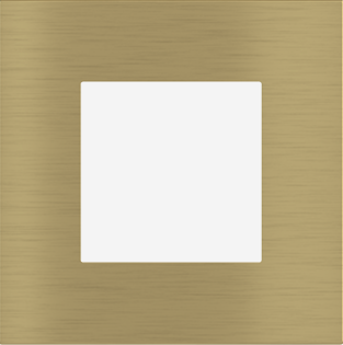 EKINEX EK-DQP-GBB Deep plate (FF and 71 and 20Venti) square - METAL (ALUMINIUM) - brass