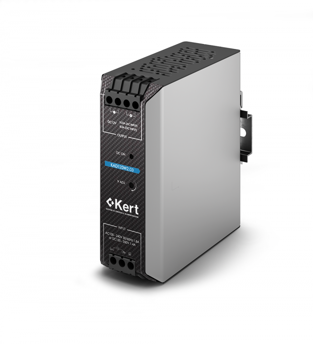 KERT KAD120W2.03 Alimentatore industriale 24Vdc 5A. 120W con Relay