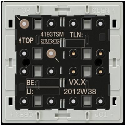 JUNG 4193TSM KNX push button sensor module with acc. Universal integrated bus - 3 channels