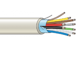 ARITECH ANTINTRUSIONE WC4108F5N Cavo schermato antifiamma CEI-UNEL 36762 C-4 - 2x0