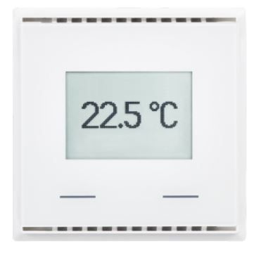 ELSNER 70633 KNX T-UP Touch CH Sensore/regolatore temperatura, pulsanti tattili, bianco