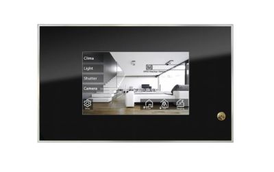 BLUMOTIX BX-T7IP THEO7 Touch panel KNX 7- argento-nero-argento