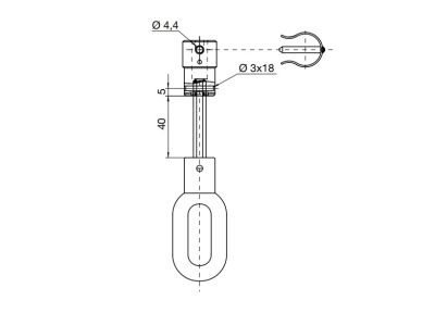 NICE 746.08.00 Occhio per motore Era XLH Accessori generici di gamma