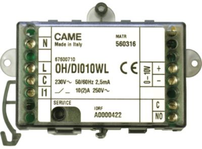 CAME 67600710 OH/DI010WL MODULO WIRELESS 0-10V