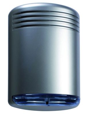 VENITEM 23.24.56 MINI HOLA L piezo 12V siren opaque grey/blue + flashing led 