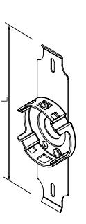 NICE 869.42.00 Lame per cassonetti Misura L 144,3 mm Misura T 150 mm Coppia massima 15 Nm