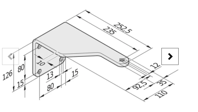 SOMMER Y7614V000 Special bracket for Twist XL