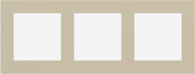 EKINEX EK-D3P-FBL Deep plate (FF and 71 and 20Venti) rectangular - FENIX NTM - luxor beige
