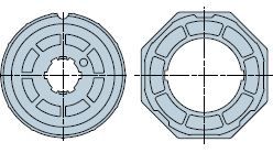 NICE 533.01.00 Tondo 102x(1,5÷2) ruota + corona