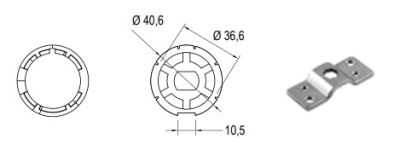 GIBIDI AJWSE0027 MOTOR pulley Ø 35