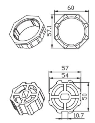 CAME 001YK5104 OTTAGONALE 59X0.7mm