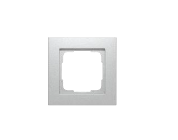 LINGG-JANKE 86591-WA RAHMEN1-OWA cornice di copertura 1 posto, alluminio argento satinato lucido