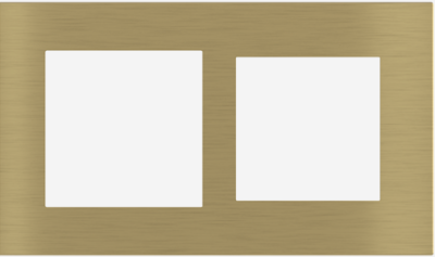 EKINEX EK-S2G-GBB Rectangular surface plate (71 and 20Venti ) in brass colour