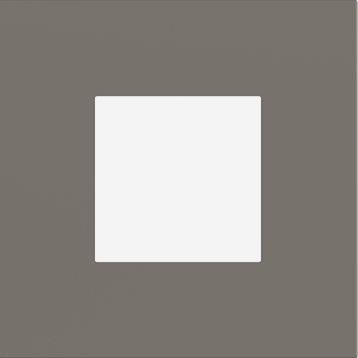 EKINEX EK-SQP-FGL Placca Surface (71 e 20Venti ) quadrata colore grigio londra