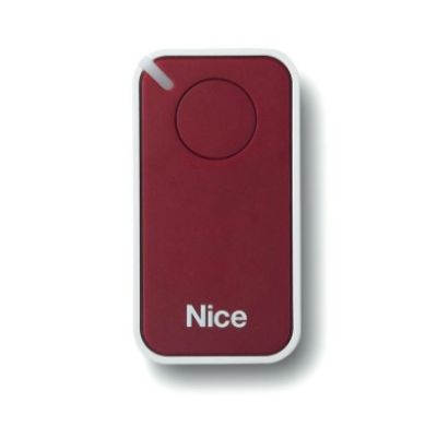 INTI1R Radiocomando Nice INTI1 1 canale, 433,92 MHz, colore rosso