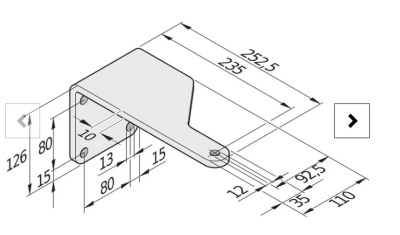 SOMMER Y7613V000 Special bracket for Twist XL