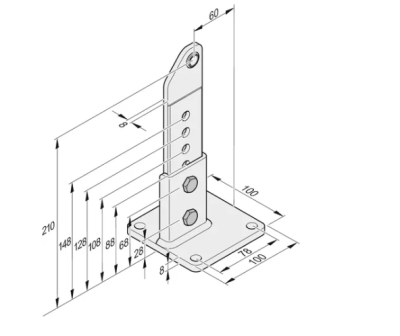 SOMMER YS10759-00001 Montaggio a posteriori 60/210