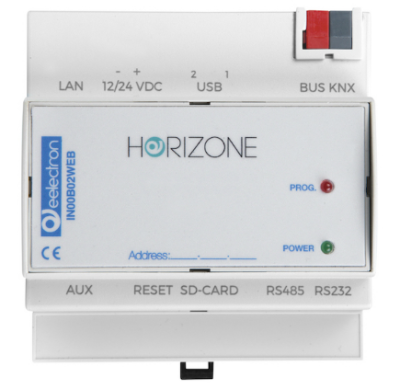 EELECTRON IN00B02TEC KNX WEB SERVER, MODULO TECNOALARM PER HORIZONE WS