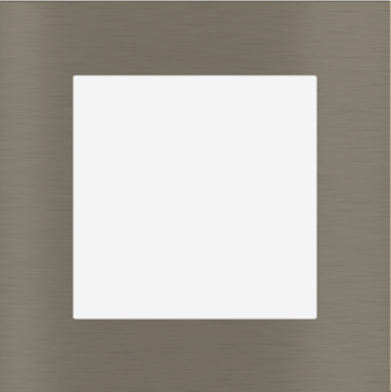 EKINEX EK-SQS-GBR Placca Surface (71 e 20Venti ) quadrata colore nichel