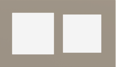 EKINEX EK-S2G-FCO Surface plate (71 and 20Venti ) rectangular Ottawa beaver colour