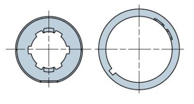 NICE 931.43.00 Tondo 50x(1,3÷1,5) ruota + corona compensata