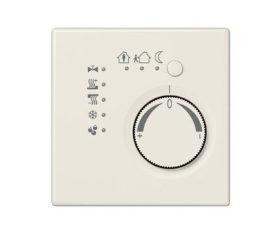 JUNG LS2178TS Termostato per ambienti KNX con accoppiatore bus integrato e interfaccia pulsanti 4 canali- bianco