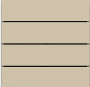 EKINEX EK-TRO-FBL Kit of 4 horizontal rectangular FF (Form/Flank/NF) keys