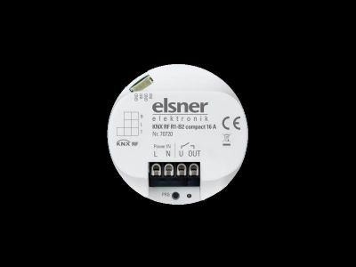 ELSNER 70720 Attuatore radio compatto KNX RF R1-B2 16 A - 1 uscita di commutazione a potenziale zero