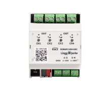 LINGG-JANKE "77611 / 77611SEC" DIM4F110H-SEC Interfaccia KNX Secure 1-10V quadrupla, funzionamento manuale