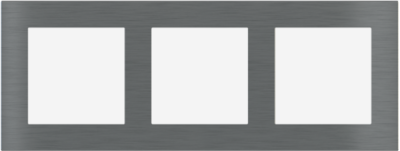 EKINEX EK-D3P-GBS Deep plate (FF and 71 and 20Venti) rectangular - METAL (ALUMINIUM) - Titanium