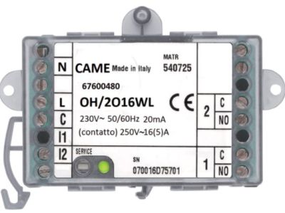 CAME 67600480 OH/2O16WL MODULO 2 USCITE DIGITALI RADIO