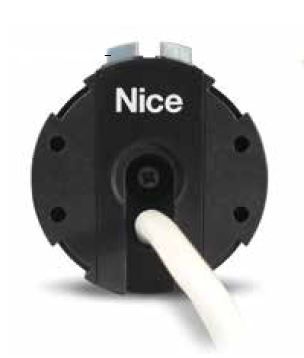 NICE E PLUS M 3017 Motore tubolare ideale per tende e tapparelle, con finecorsa a pulsanti, ricevente radio integrata e TTBUS