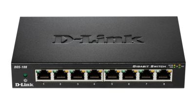 D-LINK DGS-108 SWITCH 8 PORTE GIGA 10/100/1000 M