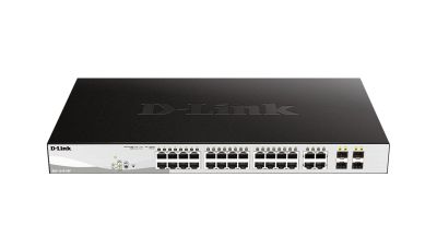 D-LINK DGS-1210-28P SWITCH 24POE PT 10/100/1000+4 MGIBI